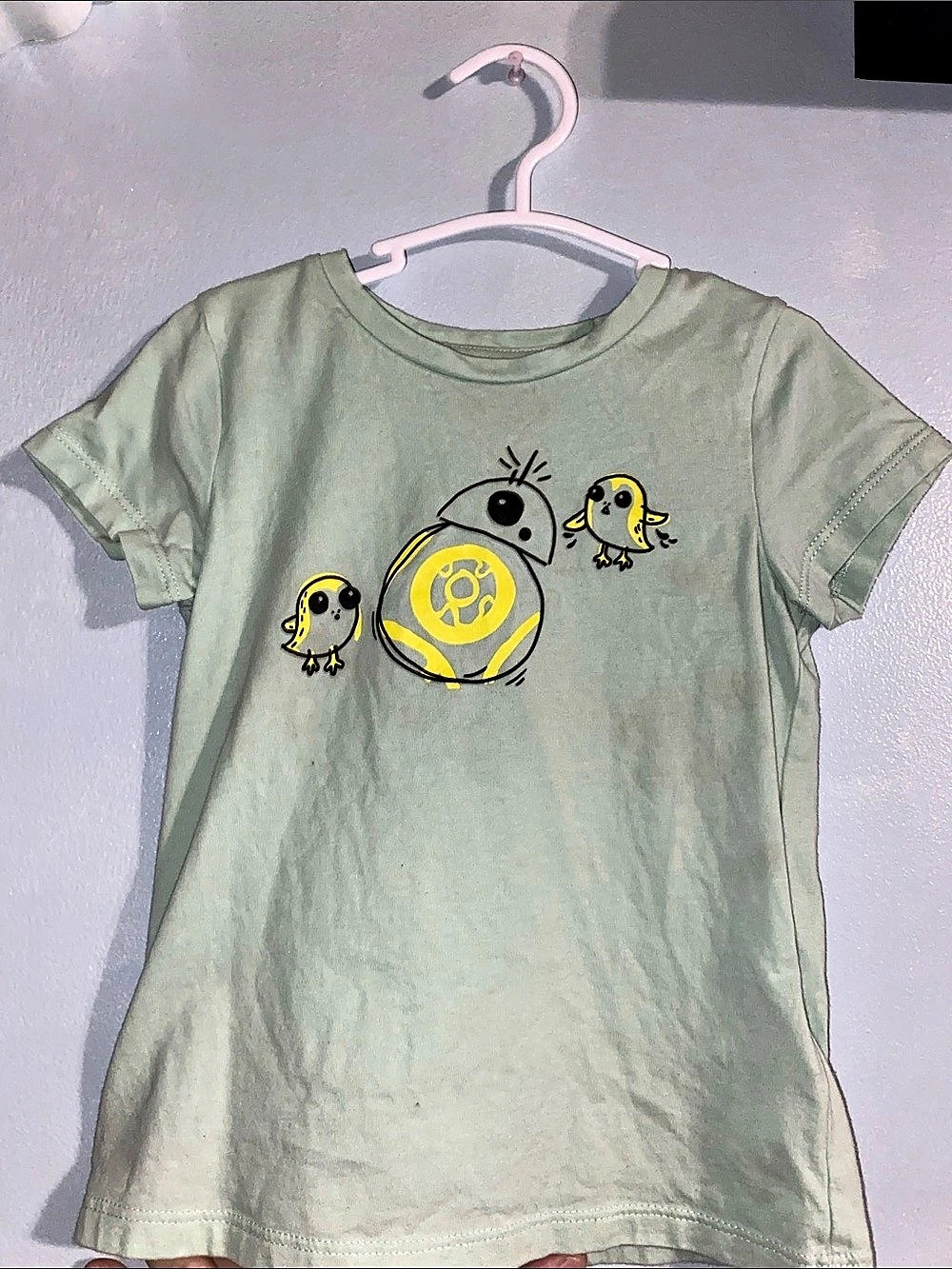 Amazon Essentials Star Wars BB-8 Short Sleeve Graphic T-Shirt Graphic Tee Size